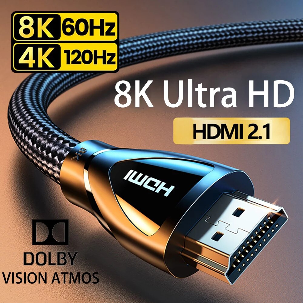 Hdmi Cable 2.1 - Kabel 2.1 yang kompatibel dengan HDMI,