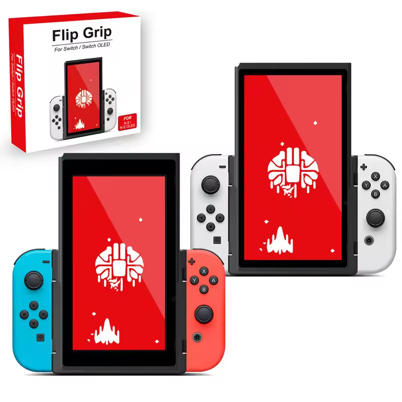 Gaming Console Controller - Flip Pegangan Braket Vertikal Potret untuk