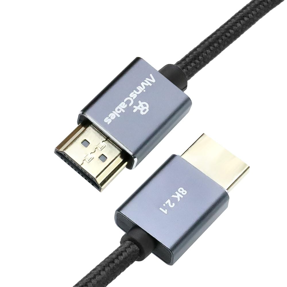 Hdmi Cable 2.1 - Kabel Alvin Sudut Kanan Kabel Micro
