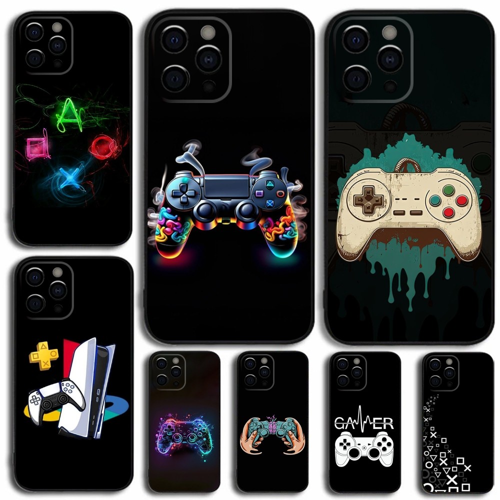 Gaming Console Cartoon - Casing ponsel konsol Game Gamepad Gamer,