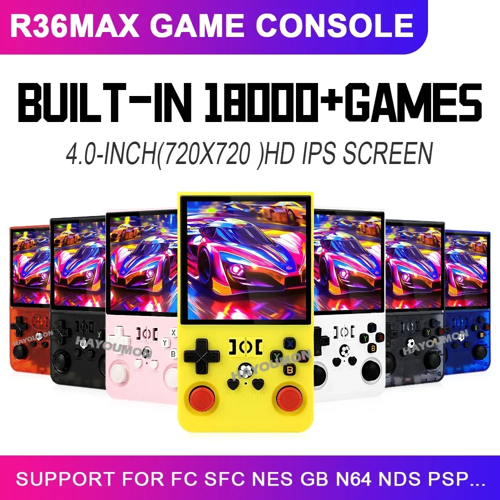 Gaming Console R36 Max - R36 Max Konsol Game Video Retro