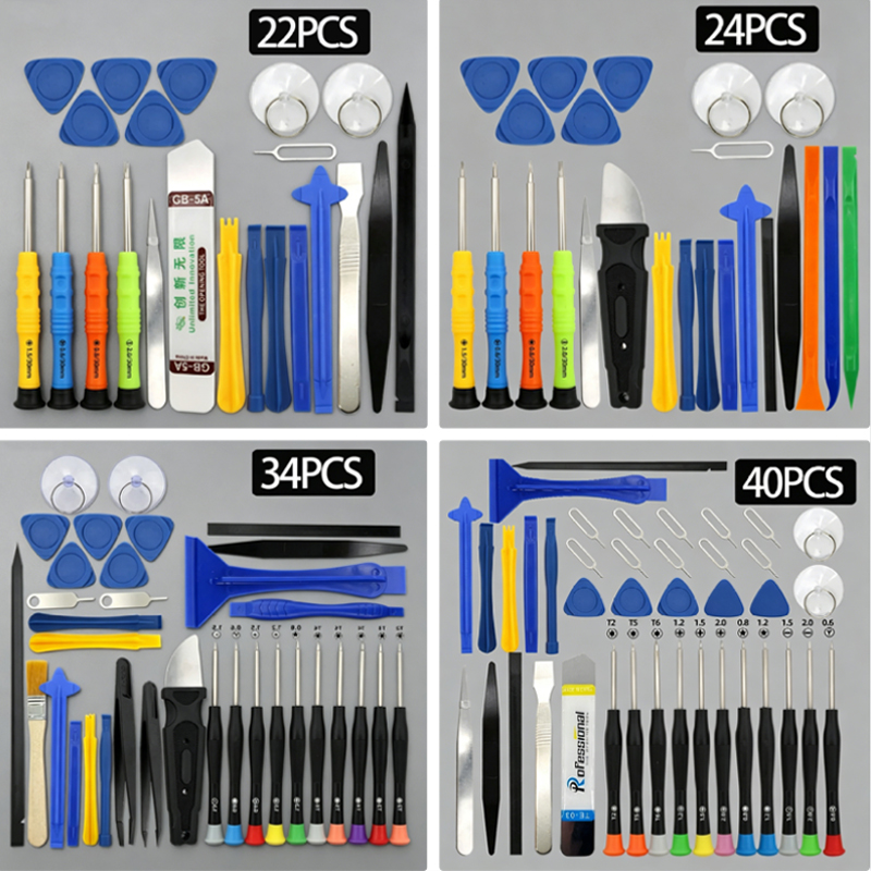 Gaming Console Repair - Kit Perbaikan Multifungsi 22/24/34/40 Buah Set