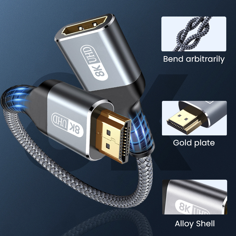 8K kabel ekstensi HDMI 2.1 pri - Hdmi Cable 2.1 ulasan dan harga