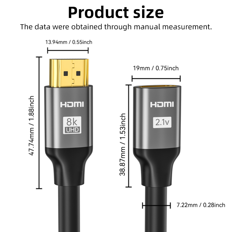 Kabel Ekstensi 8K 60Hz 4K @ 12 - Hdmi Cable 2.1 ulasan dan harga