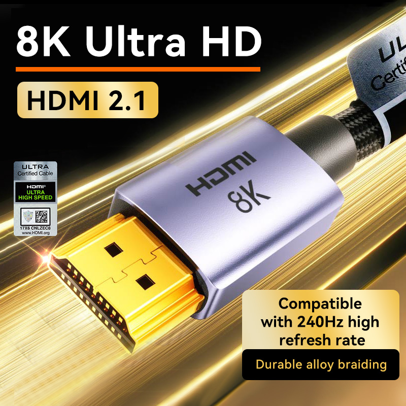 Llano kabel 2.1 HDMI 8K/60Hz 4 - Hdmi Cable 2.1 ulasan dan harga