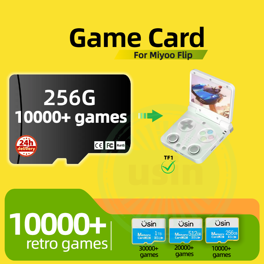 Kartu Permainan untuk Miyoo Fl - Gaming Console Cartoon ulasan dan harga
