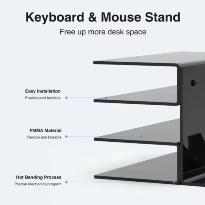 Rak Akrilik Bening 3 Tingkat u - Gaming Console With Keyboard ulasan dan harga