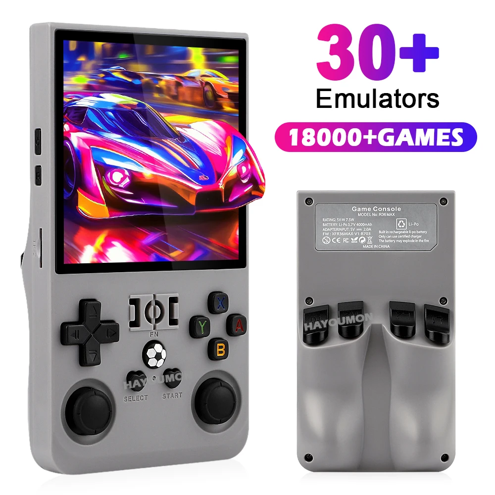 R36 Max Pemutar Game Genggam A - Gaming Console R36 Max ulasan dan harga
